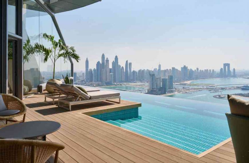 World’s tallest infinity pool opens in Dubai, with views of city’s skyline