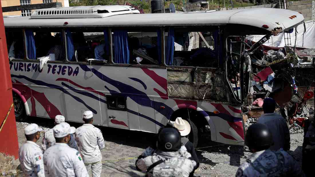 Mexico bus crash: 19 dead, 35 injured in Hidalgo crash